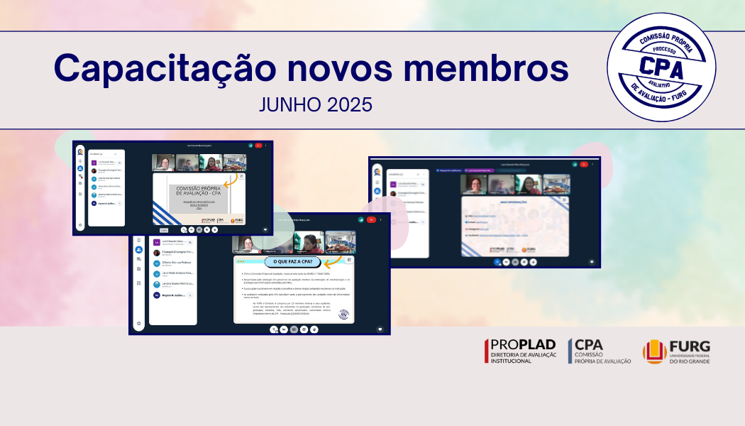 CAPACITAÇÃO NOVOS MEMBROS CPA